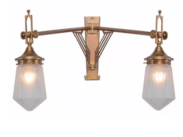 PRAGUE VII - Handmade brass wall lamp by Patinas Lighting - view 2